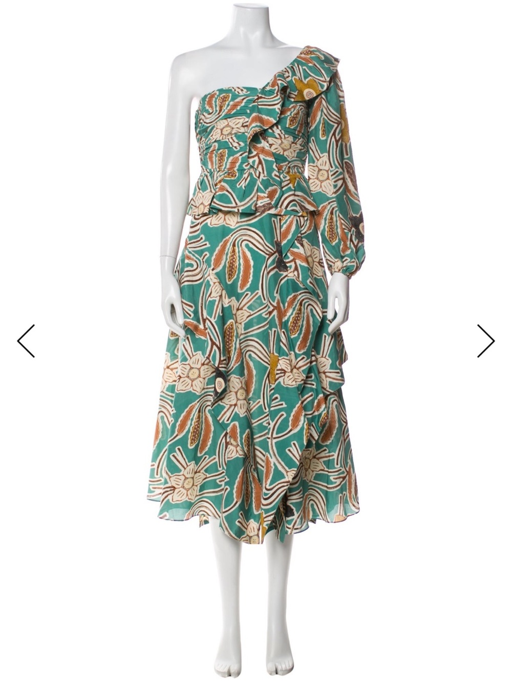 Ulla Johnson silk one shoulder dress